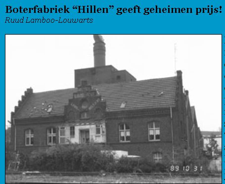 De Boterfabriek Hillen-Verbruggen